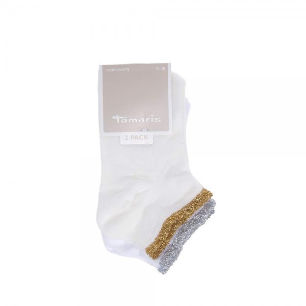 TAMARIS ΓΥΝΑΙΚΕΙΕΣ ΚΑΛΤΣΕΣ 2 Pairs 99642 Creme/White
