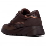 XTI WOMEN'S SNEAKER 14611102-S8A1 BROWN