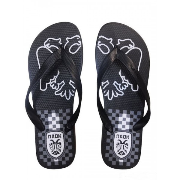 ZAK shoes ΠΑΟΚ Slipper SD11014 Black