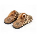 Sunny Sandals SIENNA δερμάτινες παντόφλες 50302 Λεοπάρ