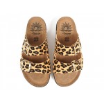 Sunny Sandals SIENNA δερμάτινες παντόφλες 50302 Λεοπάρ