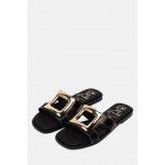 Oh My Sandals δερμάτινη παντοφλα Caterina 5565 black