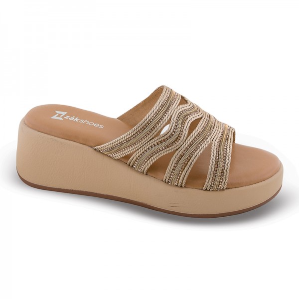 ZAK shoes Flatforms SD78014-39 ΧΑΛΚΟΣ