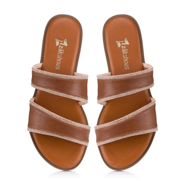 ZAK shoes ΠΑΝΤΟΦΛΑ SD94111-36 CAMEL