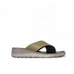 ANATOMIC NICOLAS δερμάτινες παντόφλες 33144-74 HAKI-BLACK