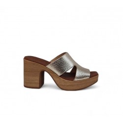 Oh My Sandals Γυναικεία δερμάτινη παντόφλα 5389 DOYA CHAMPAN