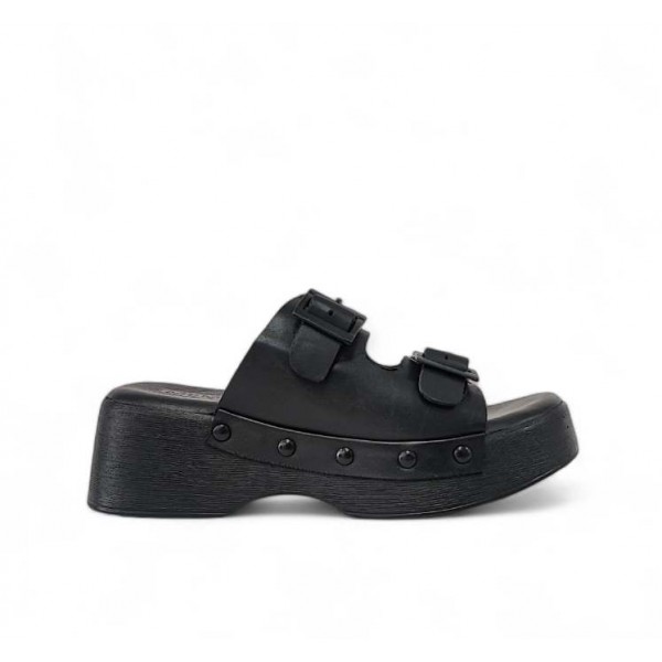 ANATOMIC NICOLAS δερμάτινες παντόφλες 77566-34 BLACK