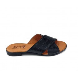 ACE  FLAT SANDALS 2212-34 BLACK