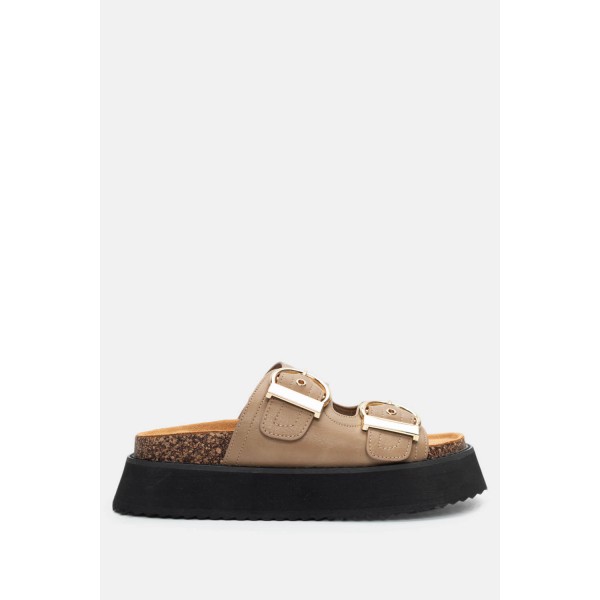 ANATOMIC NICOLAS Παντόφλες FLATFORMS NC-01034-36 ΜΠΕΖ ANATOMIC NICOLAS Παντόφλες FLATFORMS NC-01034-36 ΜΠΕΖ
