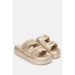 ANATOMIC NICOLAS Παντόφλες FLATFORMS NC-9026-44 GOLD