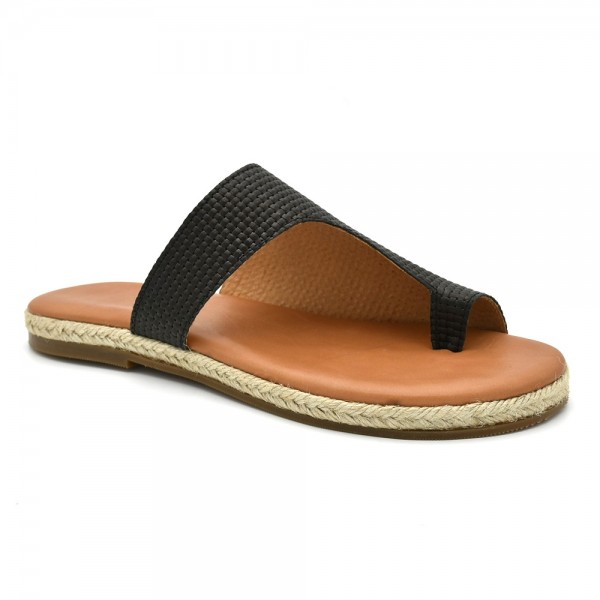 BELIZE  FLAT SANDALS 2313 black
