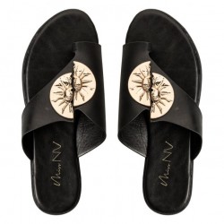 ENVIE FLAT SANDALS V96-15411-34 BLACK