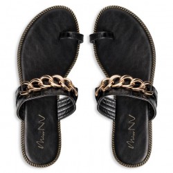 ENVIE FLAT SANDALS V96-15413-34 BLACK