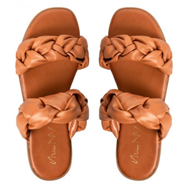 ENVIE FLAT SANDALS V96-15441-28 ΚΑΦΕ ENVIE FLAT SANDALS V96-15441-28 ΚΑΦΕ