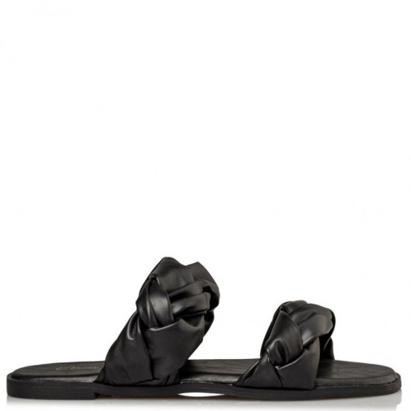 ENVIE FLAT SANDALS V96-15441-34 ΜΑΥΡΟ