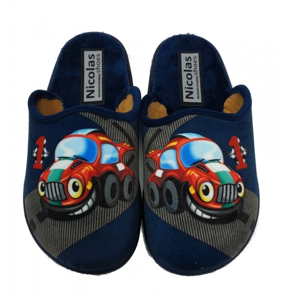 NICOLAS παιδικές παντόφλες s02 blue