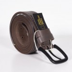 Gem Ανδρική Δερμάτινη sport ζώνη καφέ 4cm S/TER-40-80